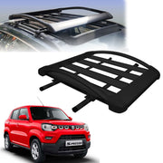 Car Roof Luggage (4x 4) Frame Aluminum Roof Frame Universal Roof Frame Travel Frame Load Frame Load Over 100 kg Roof Shelves Luggage Box Roof Rack (Black)
