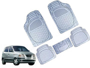Heavy Duty Transparent 4Pcs PVC Rubber 6204 Clear Car Mat