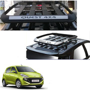 Car Roof Quest Luggage (4x 4) Frame Aluminum Roof Frame Universal Roof Frame Travel Frame Load Frame Load Over 100 kg Roof Shelves Luggage Box Roof Rack (Black)