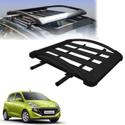 Car Roof Luggage (4x 4) Frame Aluminum Roof Frame Universal Roof Frame Travel Frame Load Frame Load Over 100 kg Roof Shelves Luggage Box Roof Rack (Black)
