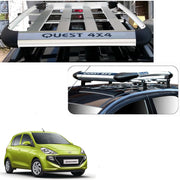 Car Roof Quest Luggage (4x 4) Frame Aluminum Roof Frame Universal Roof Frame Travel Frame Load Frame Load Over 100 kg Roof Shelves Luggage Box Roof Rack (Silver)