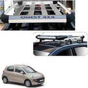 Car Roof Quest Luggage (4x 4) Frame Aluminum Roof Frame Universal Roof Frame Travel Frame Load Frame Load Over 100 kg Roof Shelves Luggage Box Roof Rack (Silver)