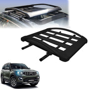 Car Roof Luggage (4x 4) Frame Aluminum Roof Frame Universal Roof Frame Travel Frame Load Frame Load Over 100 kg Roof Shelves Luggage Box Roof Rack (Black)
