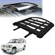 Car Roof Luggage (4x 4) Frame Aluminum Roof Frame Universal Roof Frame Travel Frame Load Frame Load Over 100 kg Roof Shelves Luggage Box Roof Rack (Black)