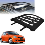 Car Roof Luggage (4x 4) Frame Aluminum Roof Frame Universal Roof Frame Travel Frame Load Frame Load Over 100 kg Roof Shelves Luggage Box Roof Rack (Black)