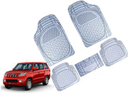Heavy Duty Transparent 4Pcs PVC Rubber 6204 Clear Car Mat