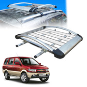Car Roof Luggage (4x 4) Frame Aluminum Roof Frame Universal Roof Frame Travel Frame Load Frame Load Over 100 kg Roof Shelves Luggage Box Roof Rack (Silver)