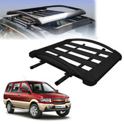 Car Roof Luggage (4x 4) Frame Aluminum Roof Frame Universal Roof Frame Travel Frame Load Frame Load Over 100 kg Roof Shelves Luggage Box Roof Rack (Black)