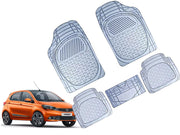 Heavy Duty Transparent 4Pcs PVC Rubber 6204 Clear Car Mat