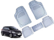 Heavy Duty Transparent 4Pcs PVC Rubber 6204 Clear Car Mat