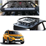 Car Roof Quest Luggage (4x 4) Frame Aluminum Roof Frame Universal Roof Frame Travel Frame Load Frame Load Over 100 kg Roof Shelves Luggage Box Roof Rack (Black)