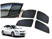 Z-Black Window Plug-in Half Sun Shades Car Curtain for Hyundai