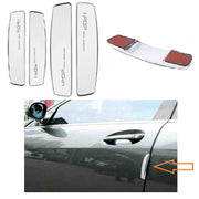 4 Pcs Car Door Edge Guard Original i-POP White, Anti-Collision Strip, Anti-Impact, Anti-Scratch Door Protector
