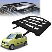 Car Roof Luggage (4x 4) Frame Aluminum Roof Frame Universal Roof Frame Travel Frame Load Frame Load Over 100 kg Roof Shelves Luggage Box Roof Rack (Black)