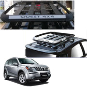 Car Roof Quest Luggage (4x 4) Frame Aluminum Roof Frame Universal Roof Frame Travel Frame Load Frame Load Over 100 kg Roof Shelves Luggage Box Roof Rack (Black)