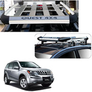 Car Roof Quest Luggage (4x 4) Frame Aluminum Roof Frame Universal Roof Frame Travel Frame Load Frame Load Over 100 kg Roof Shelves Luggage Box Roof Rack (Silver)