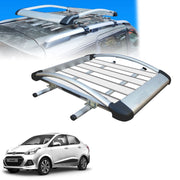 Car Roof Luggage (4x 4) Frame Aluminum Roof Frame Universal Roof Frame Travel Frame Load Frame Load Over 100 kg Roof Shelves Luggage Box Roof Rack (Silver)