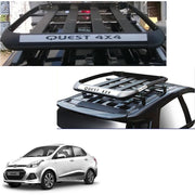 Car Roof Quest Luggage (4x 4) Frame Aluminum Roof Frame Universal Roof Frame Travel Frame Load Frame Load Over 100 kg Roof Shelves Luggage Box Roof Rack (Black)