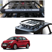Car Roof Quest Luggage (4x 4) Frame Aluminum Roof Frame Universal Roof Frame Travel Frame Load Frame Load Over 100 kg Roof Shelves Luggage Box Roof Rack (Black)