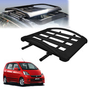 Car Roof Luggage (4x 4) Frame Aluminum Roof Frame Universal Roof Frame Travel Frame Load Frame Load Over 100 kg Roof Shelves Luggage Box Roof Rack (Black)