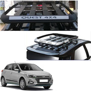 Car Roof Quest Luggage (4x 4) Frame Aluminum Roof Frame Universal Roof Frame Travel Frame Load Frame Load Over 100 kg Roof Shelves Luggage Box Roof Rack (Black)