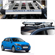 Car Roof Quest Luggage (4x 4) Frame Aluminum Roof Frame Universal Roof Frame Travel Frame Load Frame Load Over 100 kg Roof Shelves Luggage Box Roof Rack (Silver)
