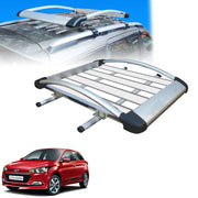 Car Roof Luggage (4x 4) Frame Aluminum Roof Frame Universal Roof Frame Travel Frame Load Frame Load Over 100 kg Roof Shelves Luggage Box Roof Rack (Silver)