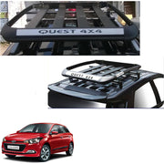 Car Roof Quest Luggage (4x 4) Frame Aluminum Roof Frame Universal Roof Frame Travel Frame Load Frame Load Over 100 kg Roof Shelves Luggage Box Roof Rack (Black)