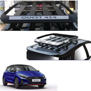 Car Roof Quest Luggage (4x 4) Frame Aluminum Roof Frame Universal Roof Frame Travel Frame Load Frame Load Over 100 kg Roof Shelves Luggage Box Roof Rack (Black)