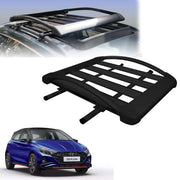 Car Roof Luggage (4x 4) Frame Aluminum Roof Frame Universal Roof Frame Travel Frame Load Frame Load Over 100 kg Roof Shelves Luggage Box Roof Rack (Black)