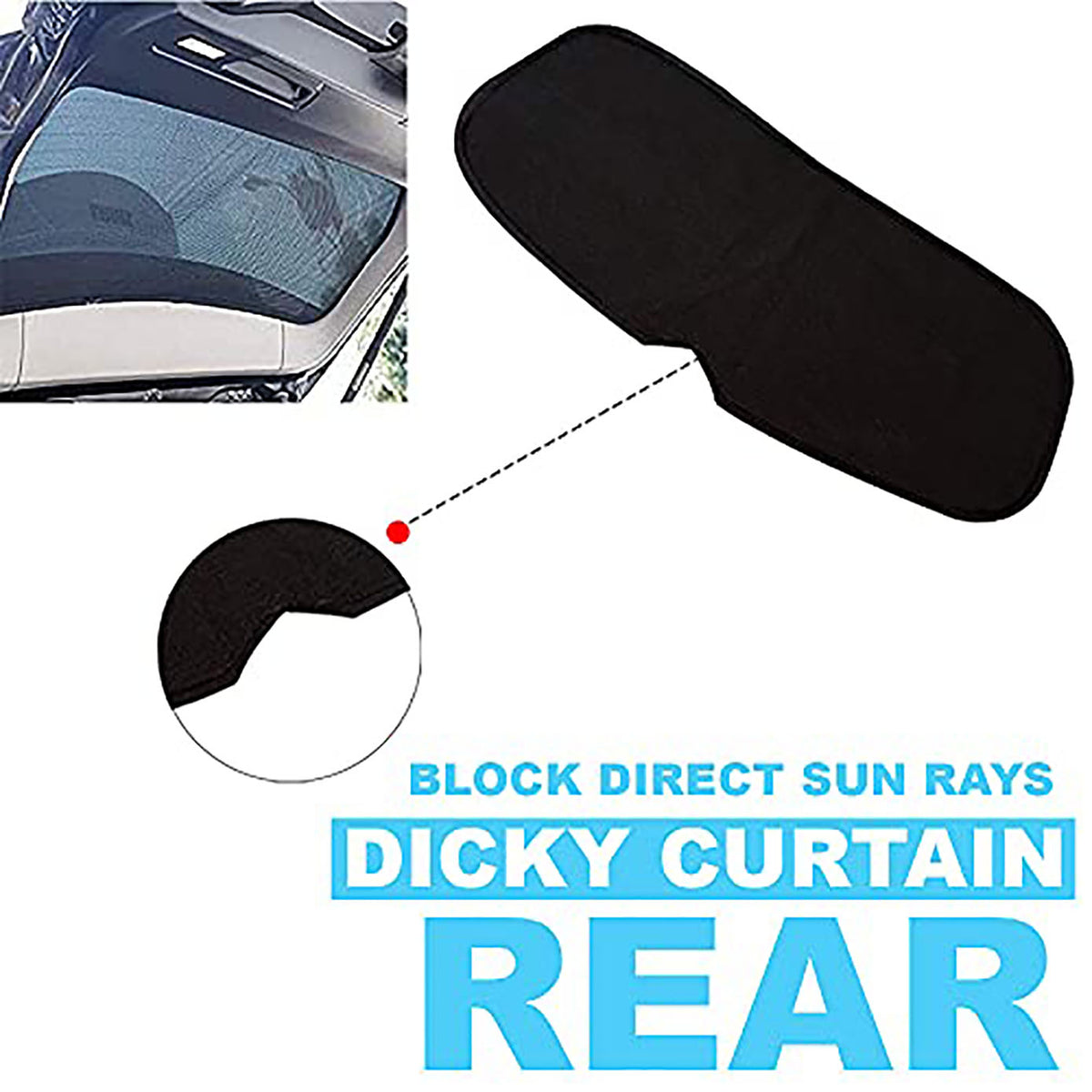 Rear Dicky Cotton Mesh Fabric Sun Shades Car Curtain 1 Pc for Nissan ...