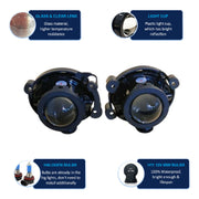 Auto Pearl H11 Halogen Bulb Projector DRL Fog light for Dzire 2024 (Set of 2)