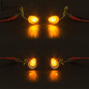 Auto Pearl LED Bike Indicator Light for Yamaha, Suzuki, Kawasaki, Honda CBR, R15, R15 V1, R15 V2, YZF R1, YZF R3, YZF R15, Ninja, Yellow (Pack of 2)