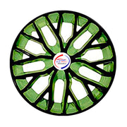 Press Type Hubcap Phoenix Wheel Cover Replacements for OEM Steel Wheels Polypropylene Material with Retention Ring | Set of 4 Pcs