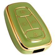 TPU Key Cover Compatible with Tata Nexon | Harrier | Safari | Altroz | Tigor | EV | Punch | Tiago EV Electric 4 Button Smart Key Only