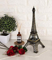 Eiffel Tower Idol Statue for Car Dash Board, Home Décor, Office Décor, Best Gift and Multipurpose (13.2 Small Eiffel Tower), Metal: Brass