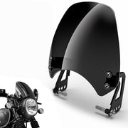 Auto Pearl Windshield Visor for Royal Enfield Hunter 350 | Unbreakable Glass Finish | Bolt-On Wind Deflector | Front Fairing Kit