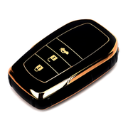 TPU Key Cover Compatible for Toyota Innova, Crysta, Fortuner 3 Button Smart Key
