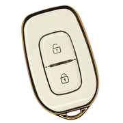 TPU Car Key Cover Compatible With Renault Kiger, Kwid, Duster 2 Button Remote Key