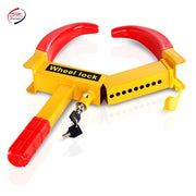 Wheel Clamp Lock Universal Security Adjustable Anti Theft Yellow Red Wheel Lock