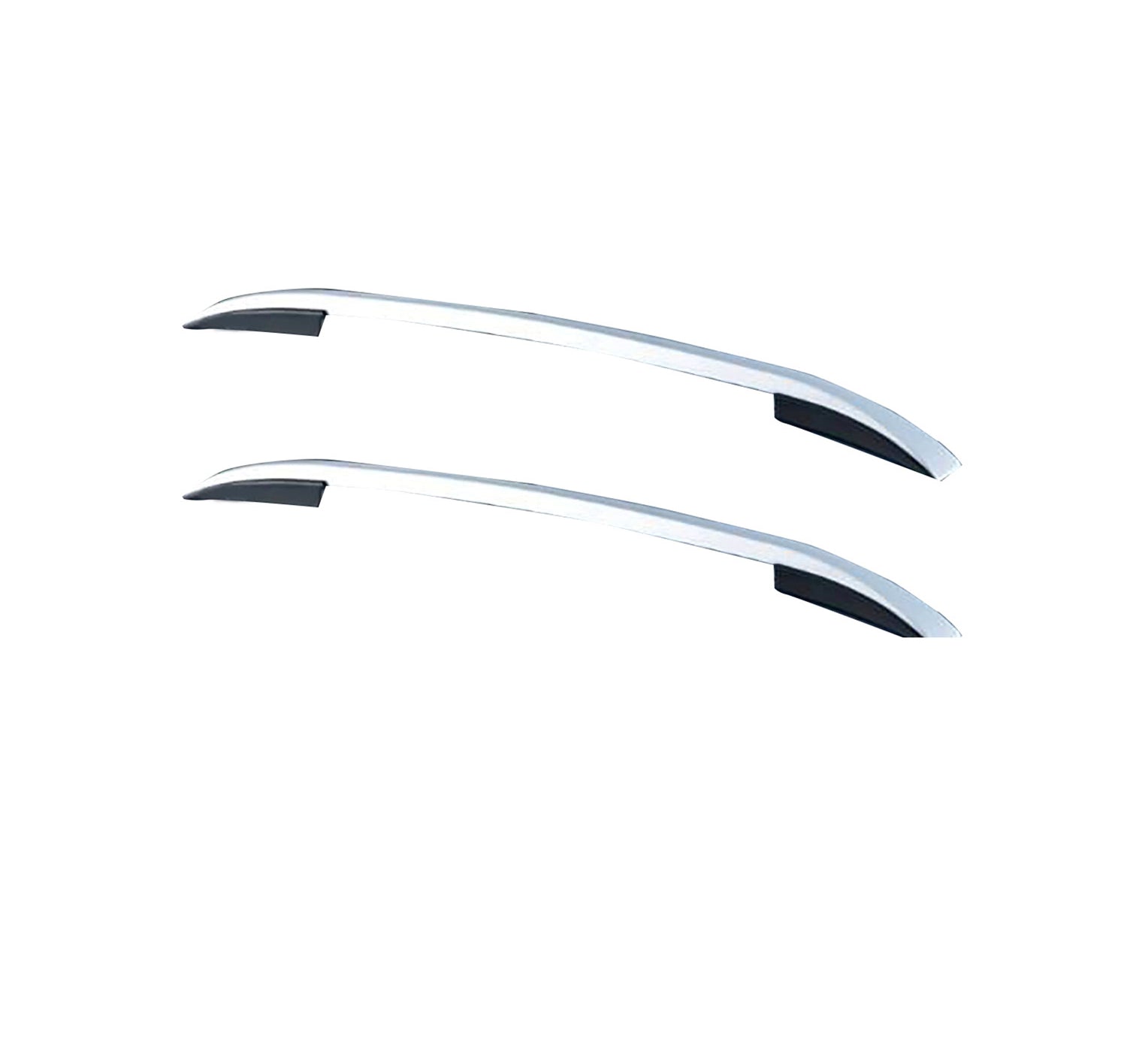 O.E. Type Roof Rail for i20 Type-1   & Type-2 (Set of 2)|Silver Black