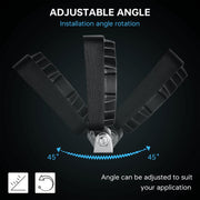 192W 64 LED Fog Light Super Bright With Mounting Brackets Powerful Lighting Range Fit For Car & Motorcycle (White, Pack of 2)