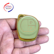 TPU Key Cover Computable with Swift | Ertiga | WagonR | Brezza | S Presso | Celerio | Swift Dzire | Alto | Eeco |  Ignis 2 Button Remote Key