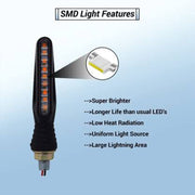 Bright SMD LED KTM Style Indicators Compatible For Universal All Bike Models (Amber, Pack of 2)