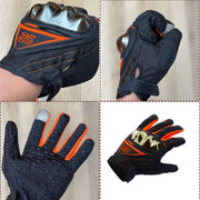 Bike Riding Gloves with Touch Screen Sensitivity Riding Gloves Riding Gloves Riding Gloves  (Black & Orange)