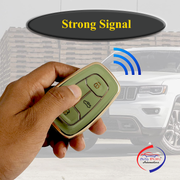 TPU Key Cover Compatible with Tata Nexon | Harrier | Safari | Altroz | Tigor | EV | Punch | Tiago EV Electric 4 Button Smart Key Only