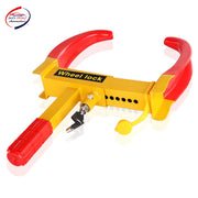 Wheel Clamp Lock Universal Security Adjustable Anti Theft Yellow Red Wheel Lock