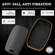 TPU Key Cover Compatible with Kia Sonet | Carens | Seltos 3 Button Smart Key Only