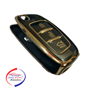 TPU Car Key Cover Compatible with Hyundai Old i-10 Grand, Old i-20, Old Creta Flip Key