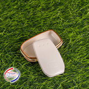 TPU Key Cover Compatible with Toyota Innova Crysta Key Cover 2 Button Smart Key Only (Black)